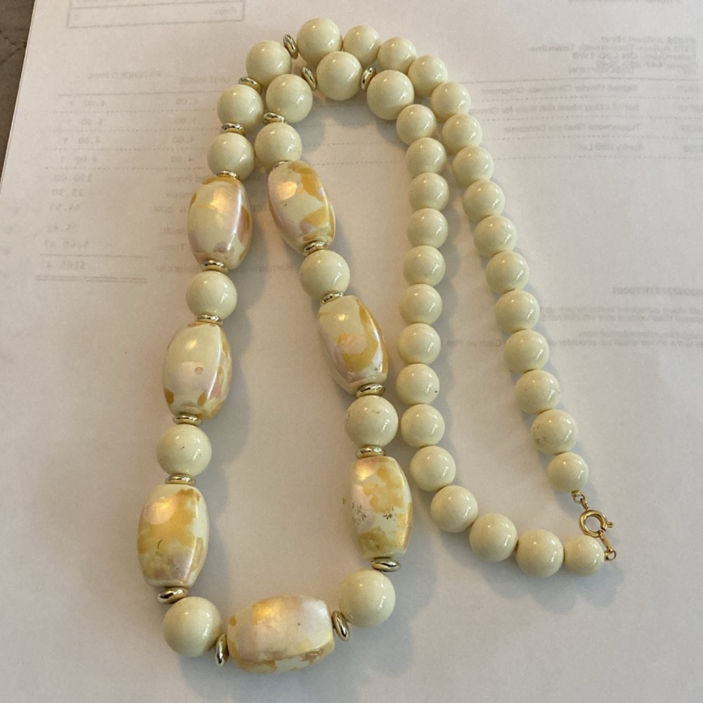 Vintage beaded necklace